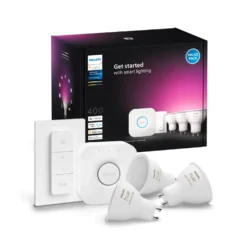 Philips Hue GU10 Startsæt | White & Color Ambiance | Bridge + Switch | 400lm | 4,2W