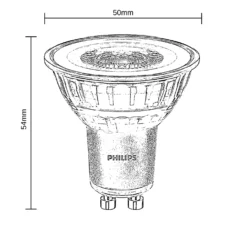 Philips LED Spot GU10 | 6-pak | 4,6W | 390lm | 4000K