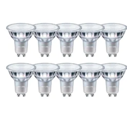 Philips Master GU10 LED spot | 10-Pak | Dæmpbar | 380lm | 4000K | 3,7W