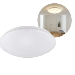 Plafond Lampe | LED | Ø330mm | Hvid | 2xE27 (max.2x13w)
