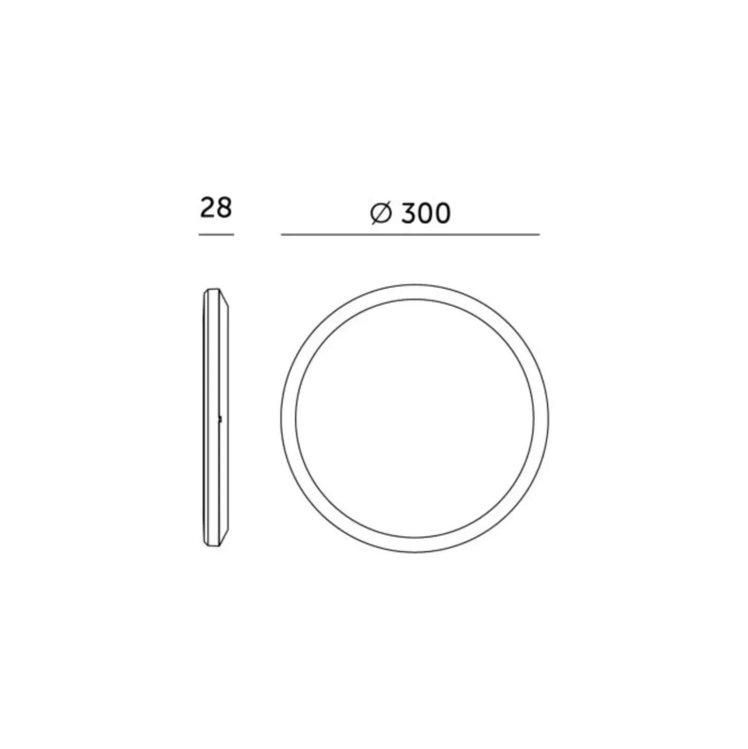 Plafond Lampe med Sensor | Ø300 | 3CCT | 2400lm | 24W | IP54 | NIVERA LX | Hvid