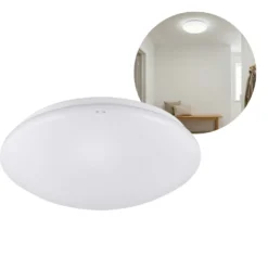 Plafond Lampe | 15W | LED | Ø260mm | Hvid | 1xE27
