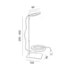 Plantelys Lampe | 2 pak | 4.7 PPF | 5W | Justerbar Højde | Timer | VERDI V2 | Sort