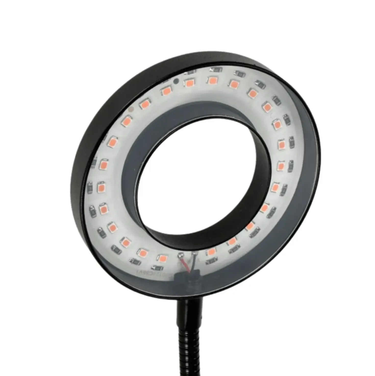 Plantelys Lampe | 2 pak | 7,6 PPF | 8W | 2 Ring Lyselementer | Timer | VITARO RING2 CLIP | Sort