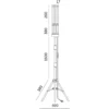 Plantelys Lampe | 69 PPF | 30W | 4 Lyselementer | VITARO 4ST | Sort