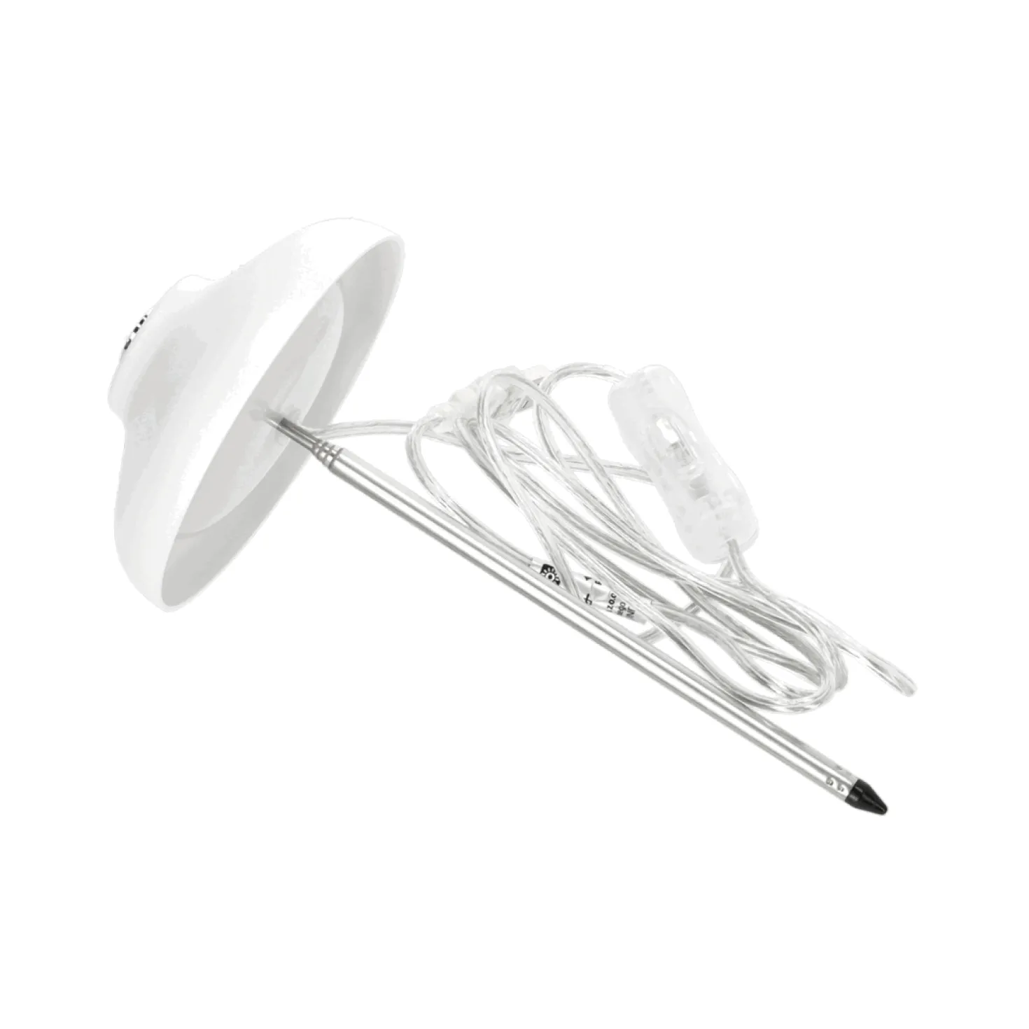 Plantelys Lampe på Spyd | 4,6 PPF | 5W | Justerbar højde | USB-A | VERDI | Hvid