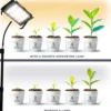 Plantelys Projektør | 2 pak | 60 PPF | 45W | Tripod | FIRON | Sort