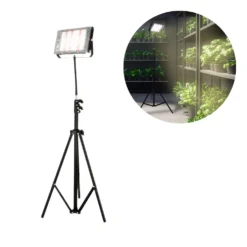 Plantelys Projektør | 60 PPF | 45W | Tripod | FIRON | Sort