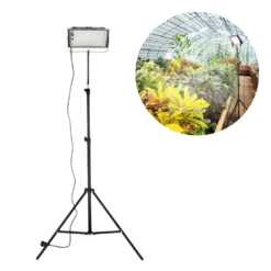 Plantelys Projektør | 60 PPF | 45W | Tripod | FIRON | Sort