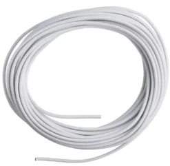 Plastkappeledning | Flad | 2x0,75 mm² | 10m | Hvid