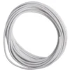 Plastkappeledning | Flad | 2x0,75 mm² | 5m | Hvid