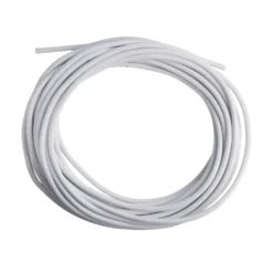 Plastkappeledning Rund 2x0,75mm² 25 meter| Hvid