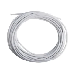Plastkappeledning Rund 2x0,75mm² 5 Meter | Hvid