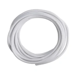 Plastkappeledning Rund 2x0,75mm² 5 meter | Hvid
