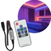 RGB controller | Med fjernbetjening | 12-24V | 2x3A | Mange funktioner