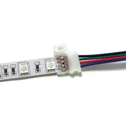 RGB Tilslutningsledning | 10mm | IP20 | SMD LED Strip | 4 Pin | Flerfarvet
