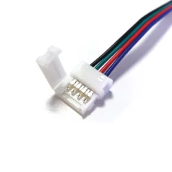 RGB Tilslutningsledning | 10mm | IP20 | SMD LED Strip | 4 Pin | Flerfarvet
