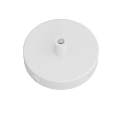 Roset Loft | Baldakin Til Lampe | Creative Cables | Hvid | Ø80mm | Med Sidehuller