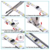 Samlestykke | 8mm | IP20 | SMD LED Strip | Enkelt Farve LED Bånd | 2 Pin | Beetle