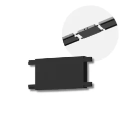 Samlestykke til SlimTrack Skinnesystem | 24 Volt | Sort
