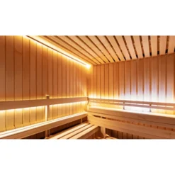 Sauna COB LED Strip 24V | 5m | 10mm | 2200K | 800lm/m | 10W/m | IP67 | Op til 103°