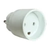 Schuko adapter til DK med jord | 250 V | 16 A | 3680 W | Hvid