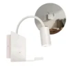 Sengelampe med USB | GU10 | Hvid