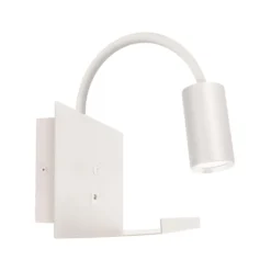Sengelampe med USB | GU10 | Hvid