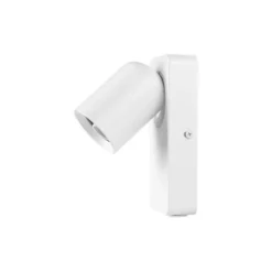 Sengelampe til væg med USB stik | USB Type A + C | GU10 | Hvid