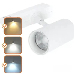 Skinnespot | CCT | 2700lm | 30W | 3-Faset | CORE | Hvid