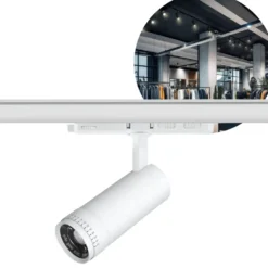 Skinnespot | CCT | 1800lm | 20W | 3-Faset | VISION | Hvid