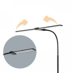 Skrivebordslampe LED | 800lm | 14W | Sort