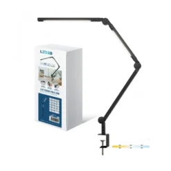 Skrivebordslampe LED | 800lm | 20W | TENUIX FOLD | Sort