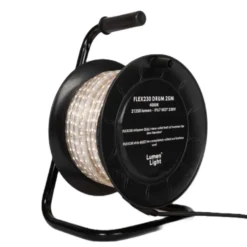 SMD LED Strip Tromle 230V | 25m | 4000K | 1100lm/m | 8W/m | IP67 | GLORIE