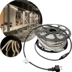 SMD LED Strip 230V | 25m | 4000K | 1500lm/m | 12W/m | IP65 | ECO