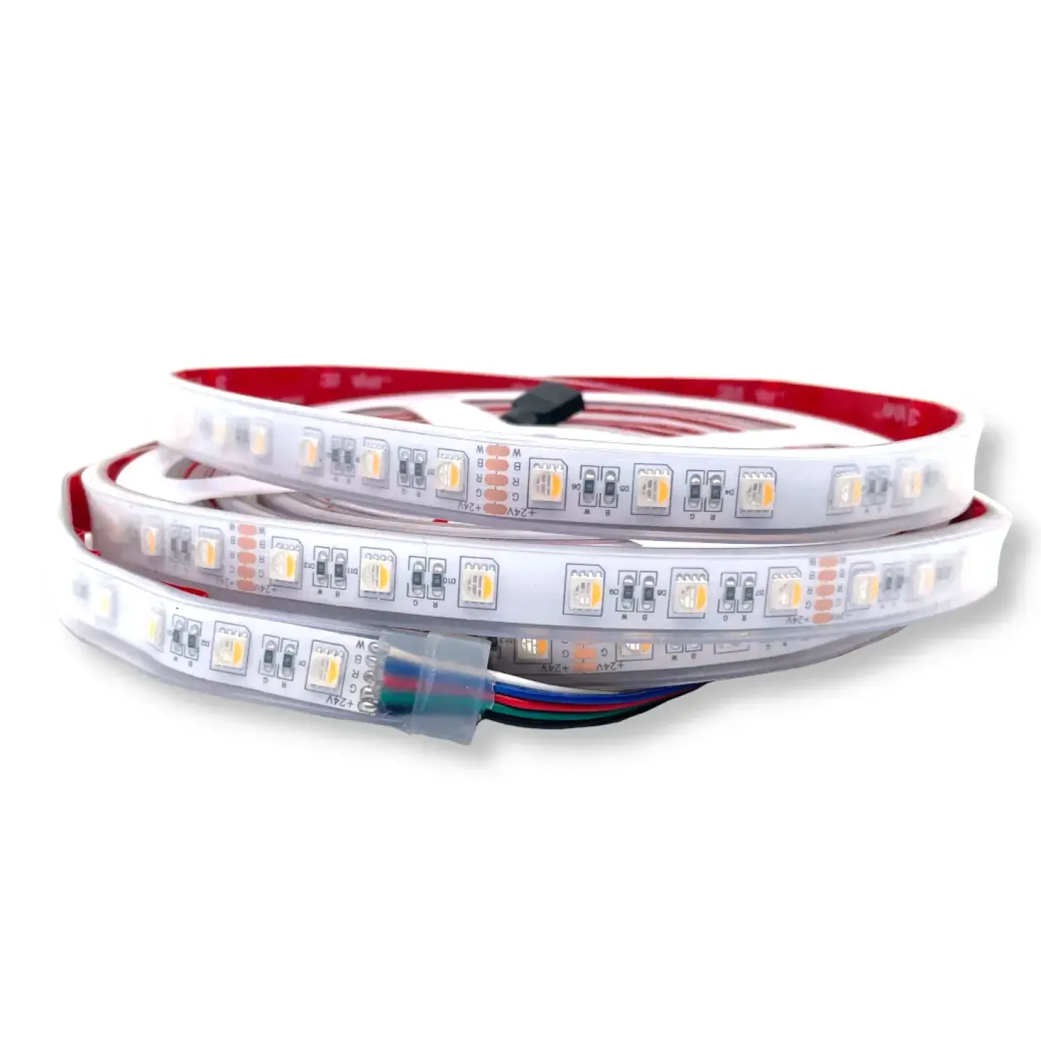 SMD LED Strip 24V | 5m | 12/15mm | RGBW | 1080lm/m | 14.4W/m | IP65