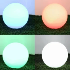 Solcelle Kuglelampe | Udendørs Solcelle Lampe | RGB+3000K | Ø300mm | IP54