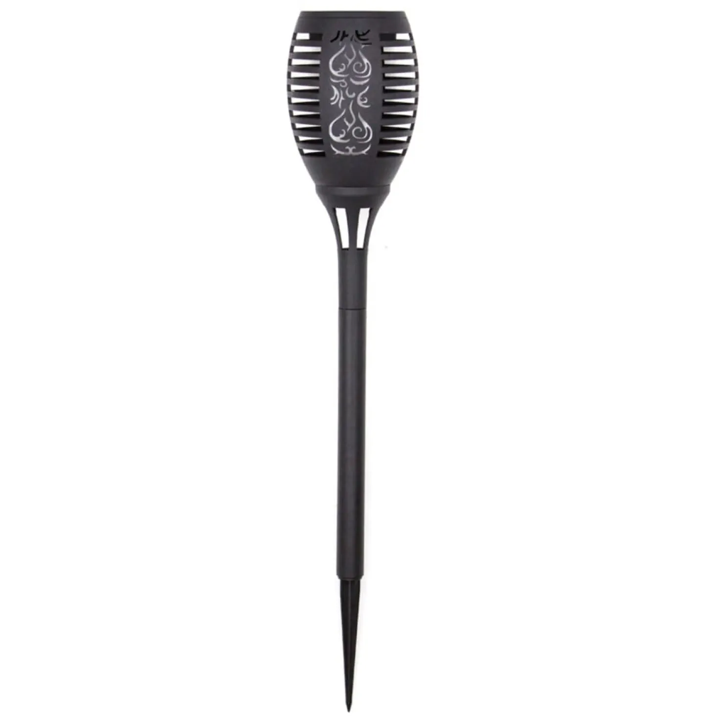 Solcellelampe Flamme fakkel på Spyd | Batteri | 51cm | LED | 6 stk.