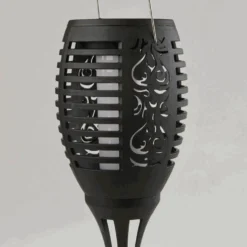 Solcellelampe Flamme fakkel på Spyd | Batteri | 51cm | LED