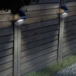 Solcellelampe Udendørs | LED Væglampe | Sort | Bevægelses sensor (45807)
