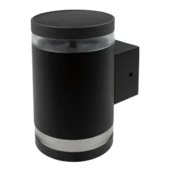 Solcellelampe | Væglampe | IP44 | 4000K | Sort