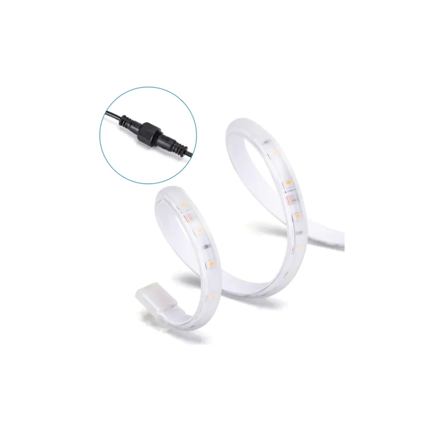 Solcelle LED strip | 3m | 2700K | 300lm | 30W | Separat solpanel | 2m kabel | Sort