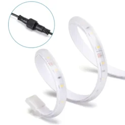 Solcelle LED strip | 3m | 6500K | 300lm | 30W | Separat solpanel | 2m kabel | Sort