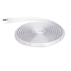 Solcelle LED strip | 3m | 6500K | 300lm | 30W | Separat solpanel | 2m kabel | Sort