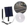 Solcelle LED strip | 5m | 6500K | 500lm | 50W | Separat solpanel | 2m kabel | Sort
