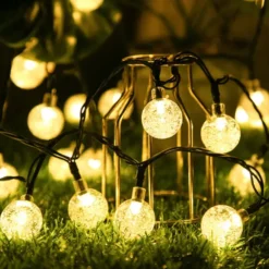 Solcelle Lyskæde | Udendørs Lyskæde | 3000K | 785cm | 40 LED pærer (2291)