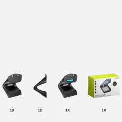 Solcelle Væglampe med Sensor | 4000K | 500lm | 4W | IP65 | Sort