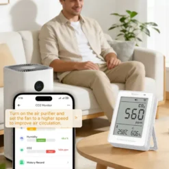 Sonoff AirGuard CO2 måler | Matter over WiFi | SAWF-08P