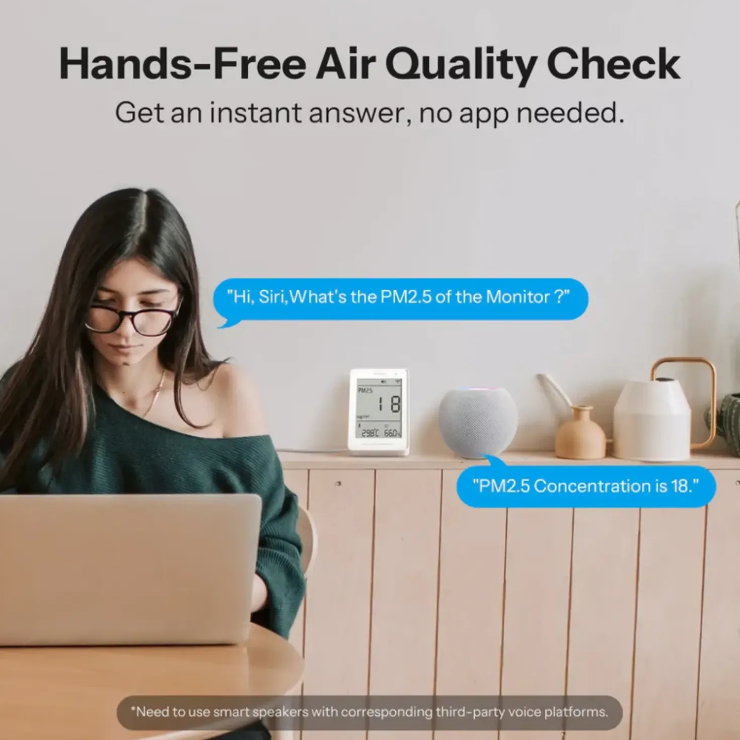Sonoff AirGuard PM2.5/PM10 Luftkvalitetsmåler | Matter over WiFi | SAWF-07P