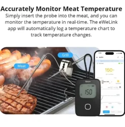 Sonoff BMT01 | BBQ Meat Thermometer | Digitalt Stegetermometer